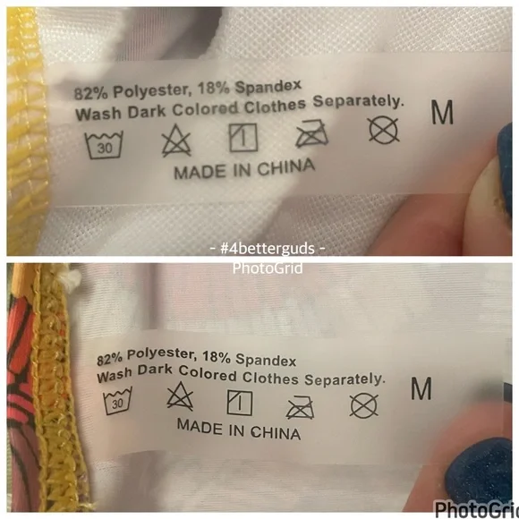 New Tankini Ruffle Colorful Abstract Graphic Boho Print Tassel Swimsuit Medium - Picture 10 of 16